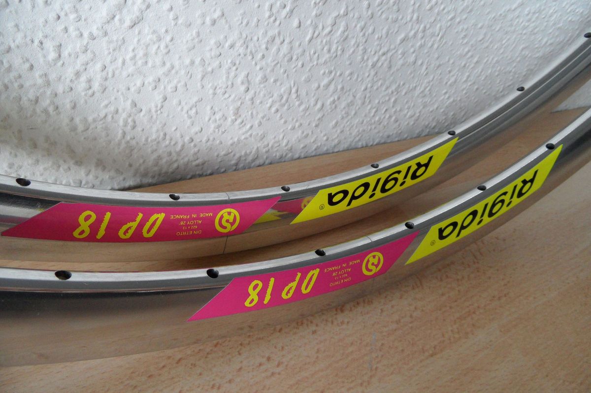 Rigida DP18 Strada 2X Aero Rims Clincher NOS