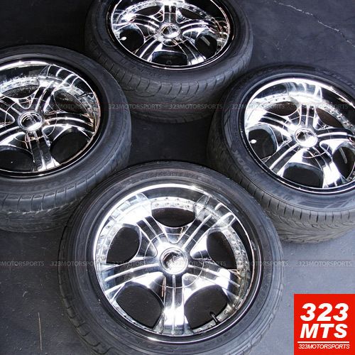 18 Used Devino Chrome Wheels Rims Used Tires