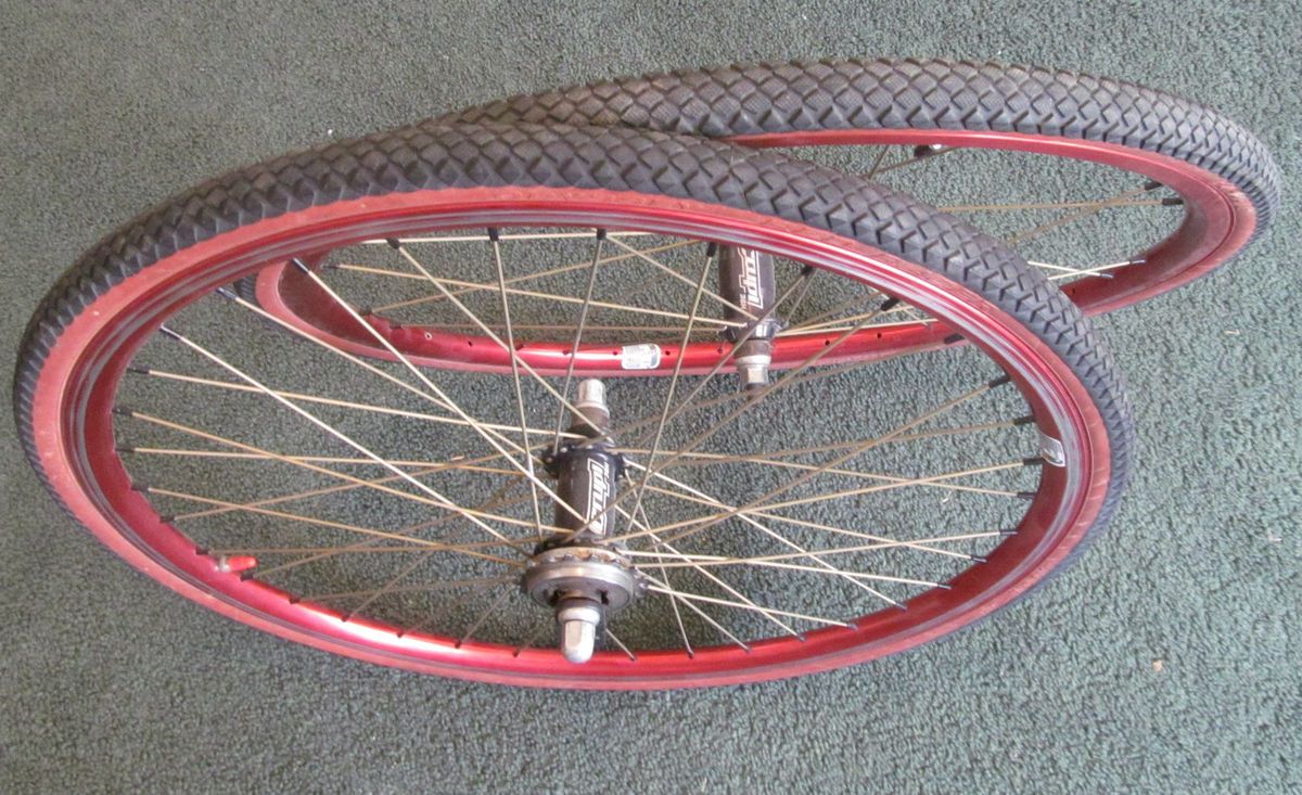 24 Cruiser Wheelset Odyssey T1000 Rims TI Spokes CRUPI Hubs