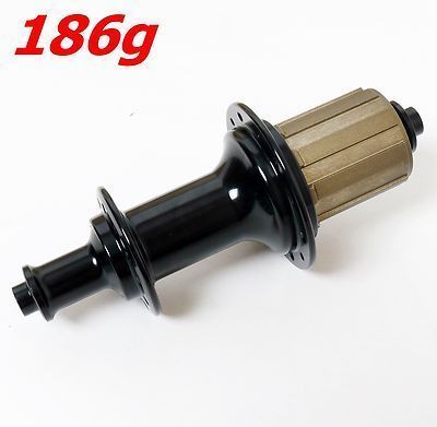 186G Uniq Road Bike Rear Hub 24H Campagnolo Campy Black