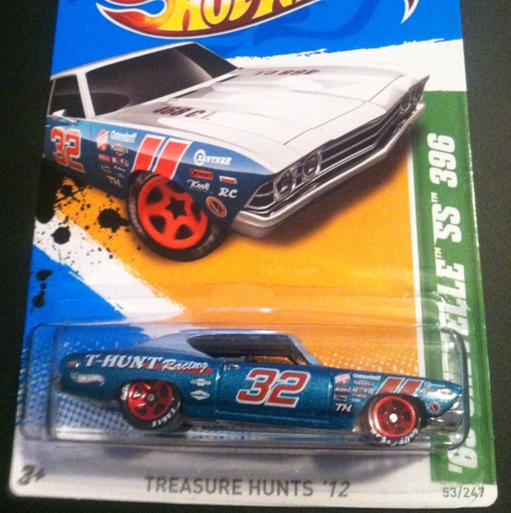 Hotwheels 2012 Treasure Hunt 1969 Chevelle SS