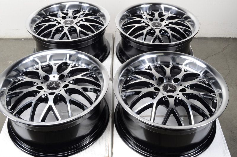 17 5x112 Rims Deep Dish Mercedes CLK550 CLK560 S350 E230 E320 SLK280