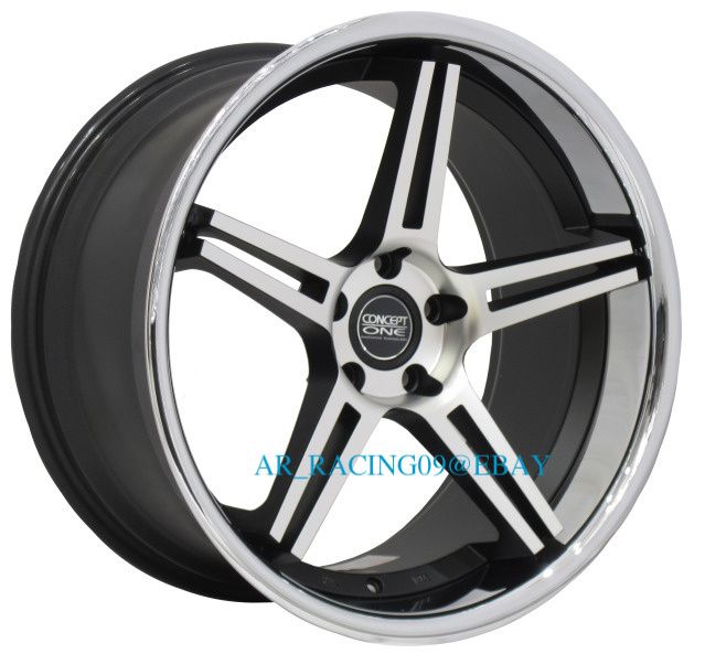 20 Concept One Wheels CS5 Machine Mustang 370Z Concave