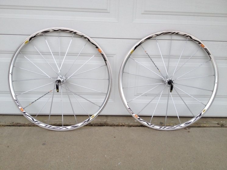 Mavic Ksyrium SL SCC Clincher Wheelset Shimano Nice Condition