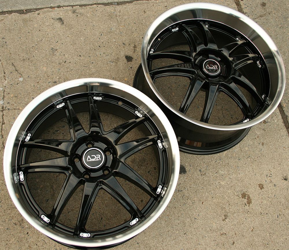 Adr Decadence 20 Glossy Black Rims Wheels Nissan Maxima Staggered