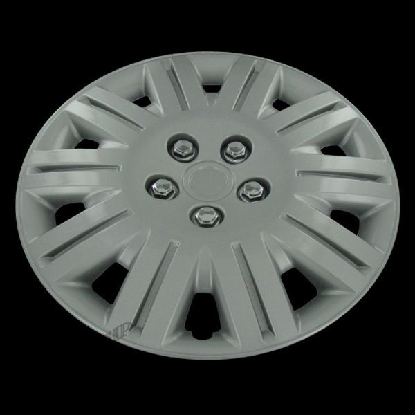 Our hubcaps utilize a patented steel retention clip design for better