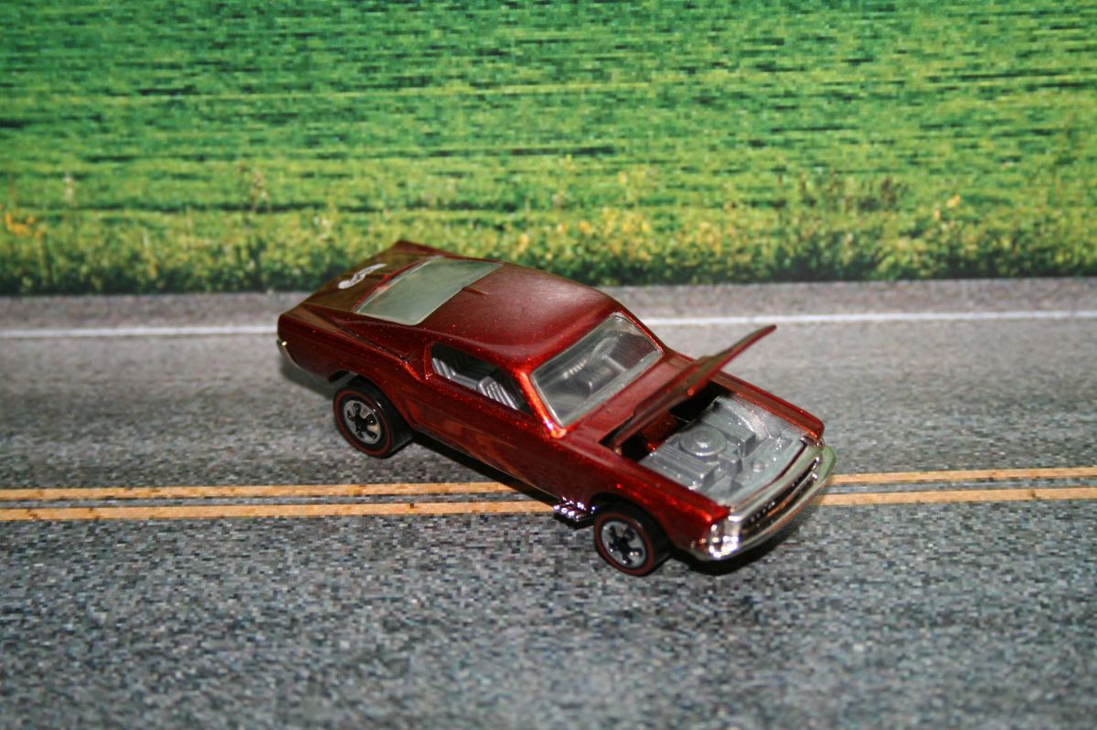 Hotwheels 1968 Custom Mustang Redline Vintage Series