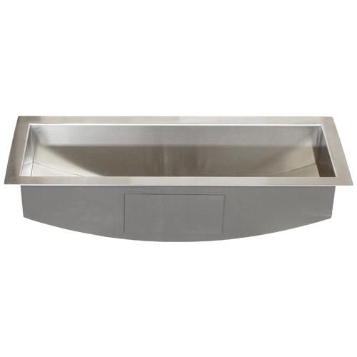 Stainless Steel Sqaure Trough Kitchen Island Bar Sink